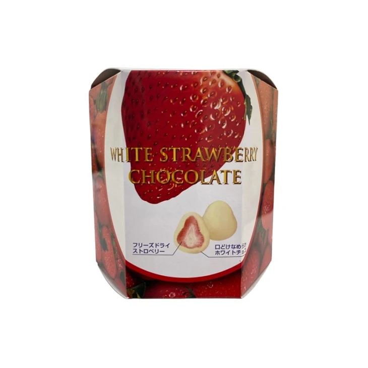 Japanese Sweet Sour Freeze-dried New Strawberry Imported Chocolates