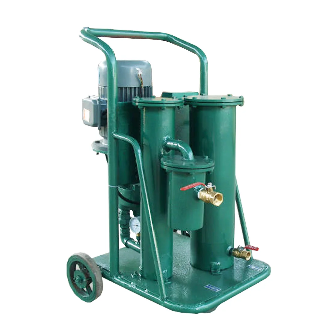 High Efficiency Filtration Machine Portable Movable Oil Purifier Filter machine