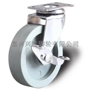 75 мм Поворотная верхняя пластина ПП ролик с тормозом