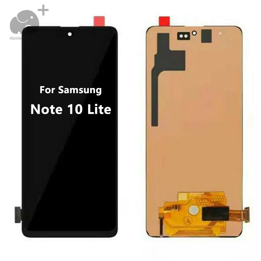 ЖК-дисплей N770 для Samsung Galaxy Note 10 Lite Note10 Lite, ЖК-дисплей N770F для SAMSUNG, сенсорный экран с цифровым преобразователем в сборе