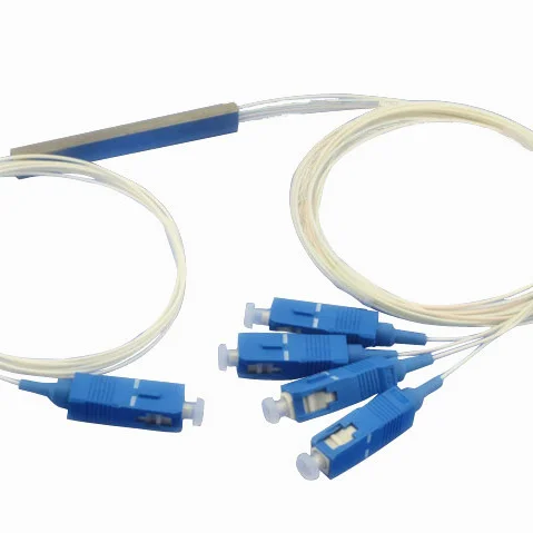 
1*2 1*4 1*8 1*16 1*32 1*64 1*128 fiber optic PLC splitter with SC/APC connectors 