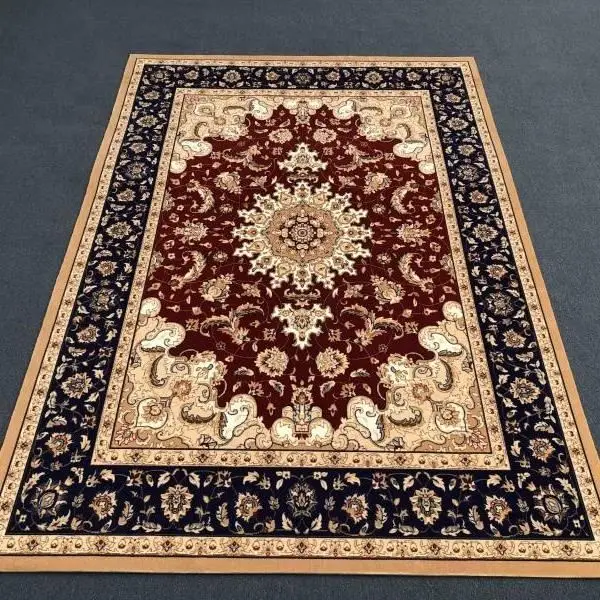 
Chinese manufacturer black and red silk handmade persian carpet rug for sale 