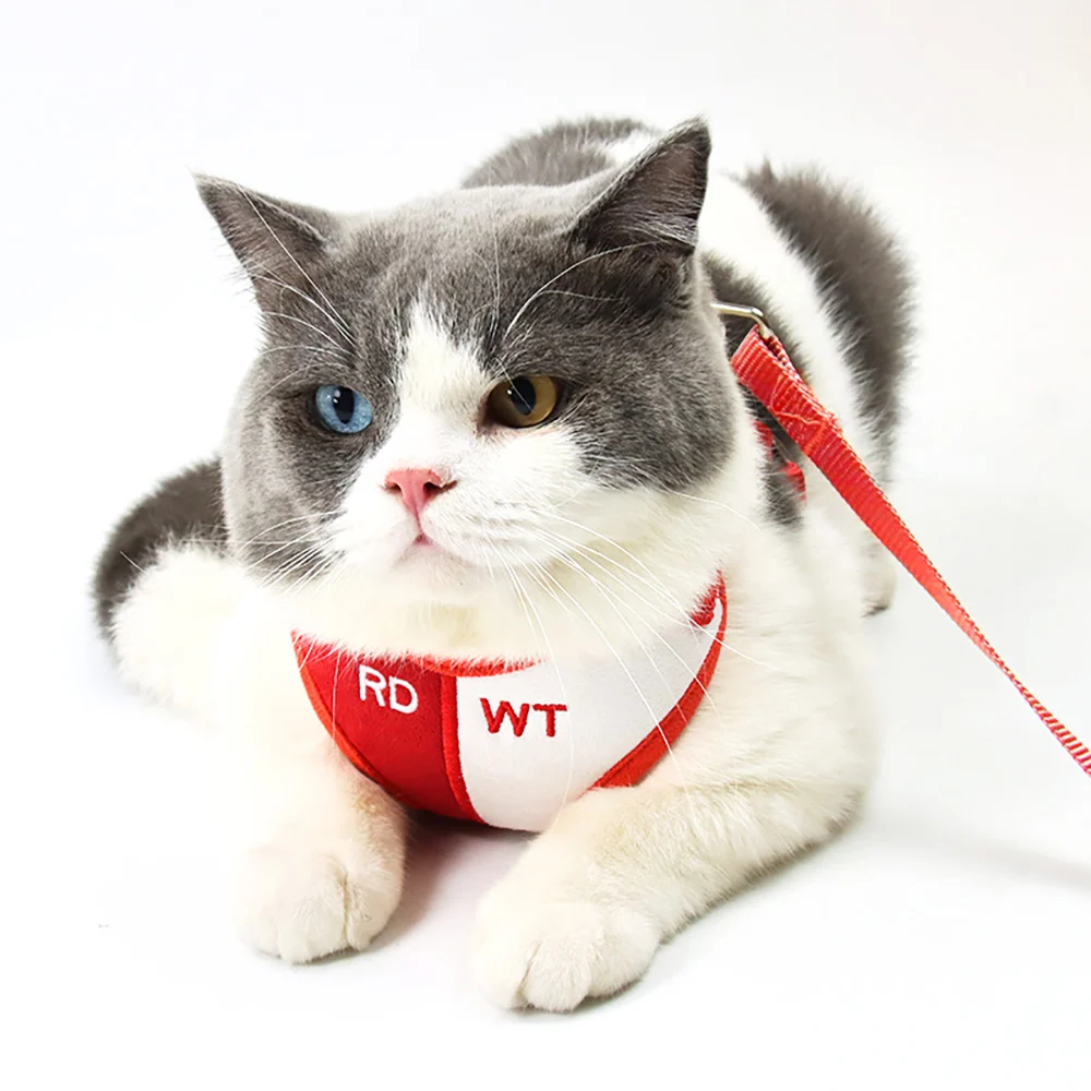 New matching color pet chest strap  velvet dog harness set