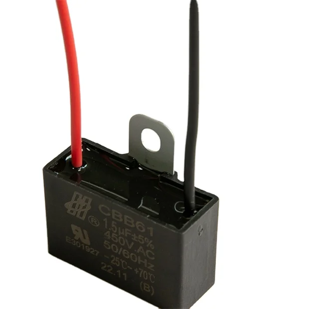 Wholesale capacitor discharge resistor Dc Link CBB61 maxwell super capacitor for Ventilation fan