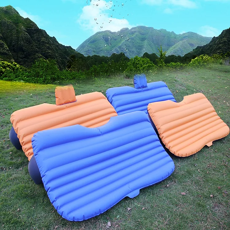 Hot selling multifunction travel outdoor camping car air mattress car back seat rest portable inflatable oxford bed
