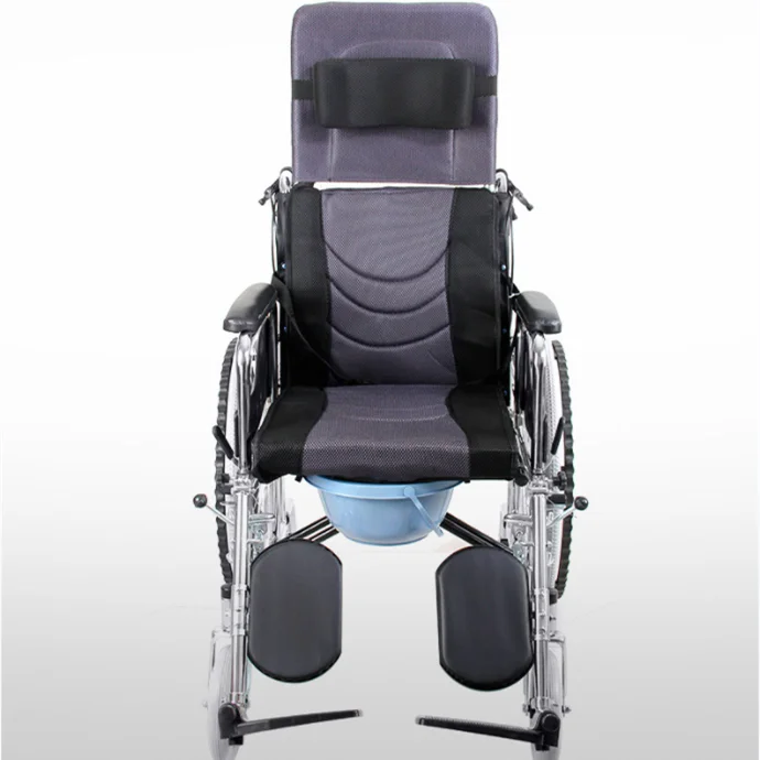 Hot sell cheap price oxford hospital elder disable care steel foldable wheelchair lightweight manual wheelchair