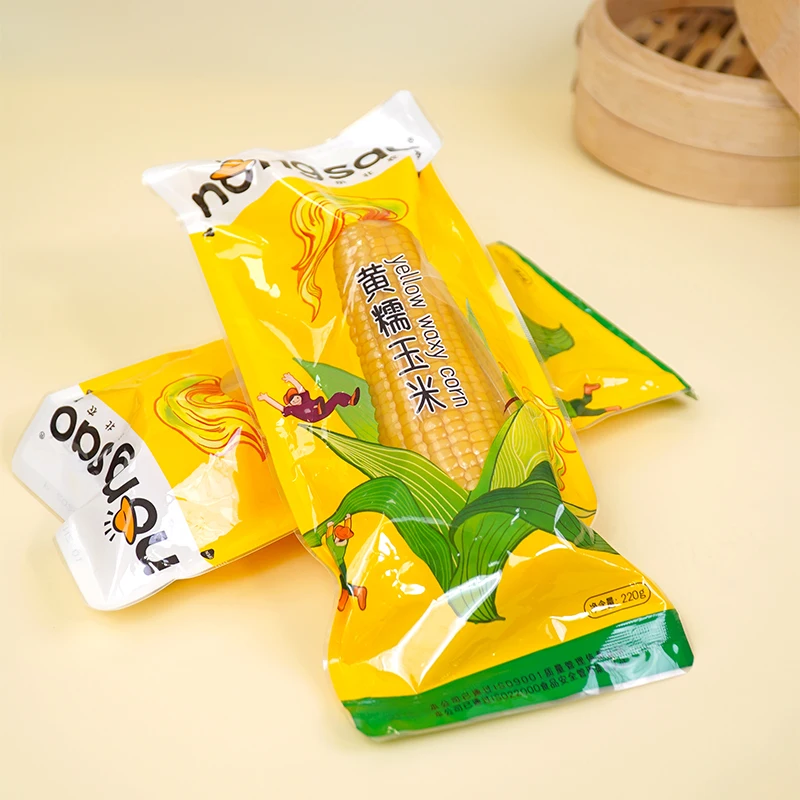 Non-GMO Waxy Corn Snacks Healthy Fresh Ingredients for Baby