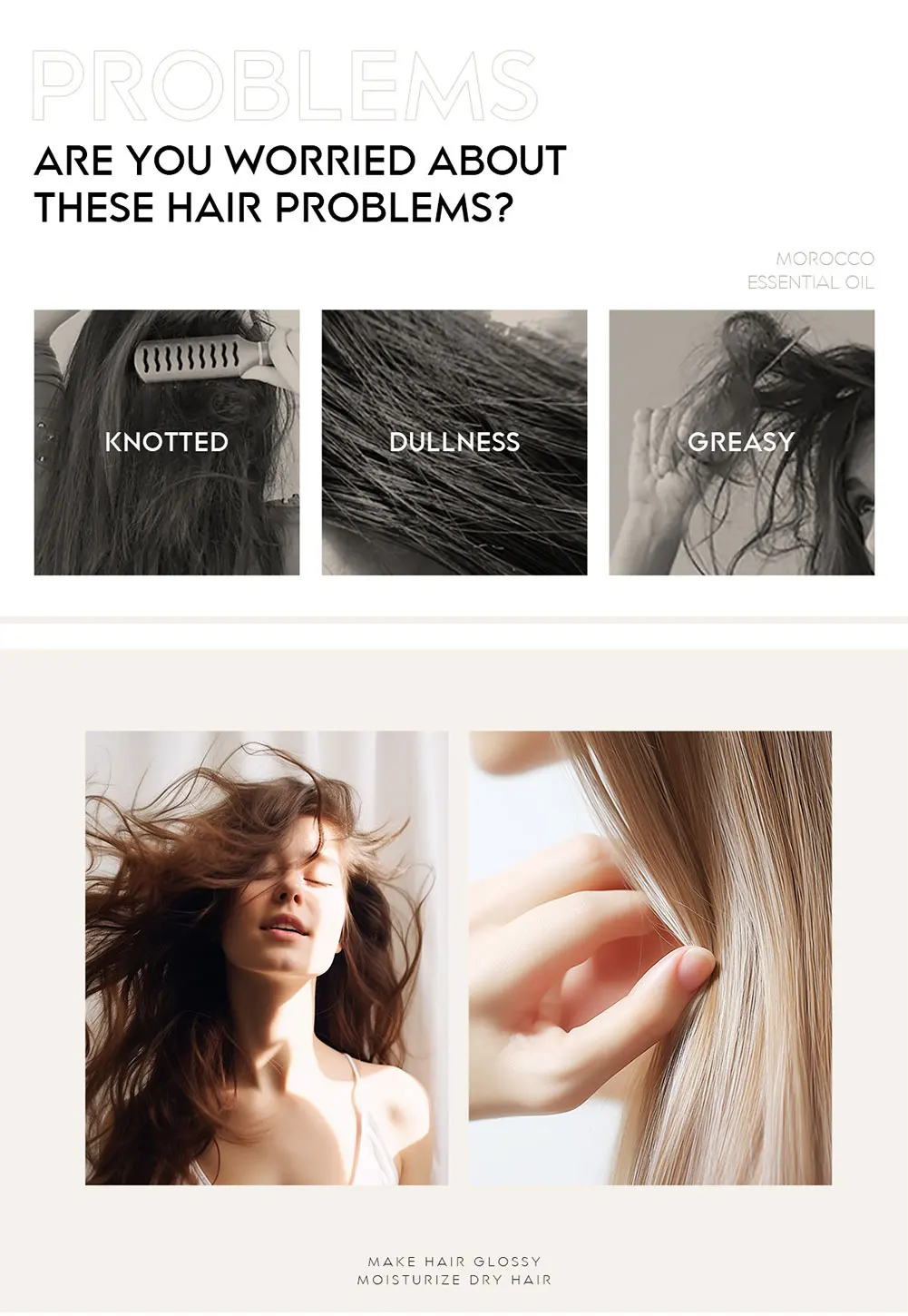 Morocco Argan Oil Hair Care Essence Repair Dry Damage Hair Treatment Cosmetics Keratin Nourish Scalp Glycerine Nut Oil