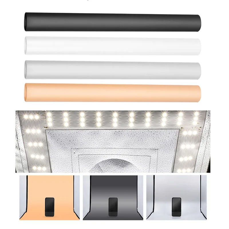 Dropshipping Photo Light Box Soft Box Lighting Kit Portable Photo Studio Accessories Shooting Tent for Lightbox  Photography