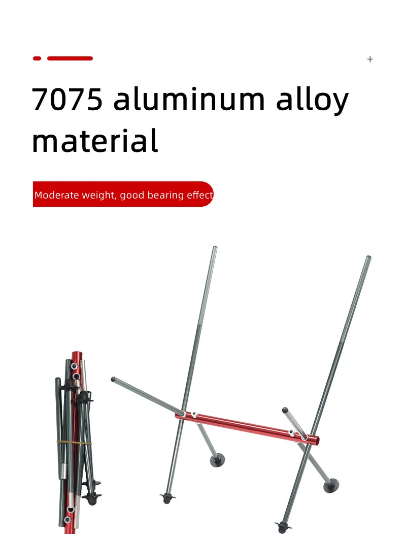 Custom outdoor ultra light portable folding aluminium fishing chair for beach hiking picnic