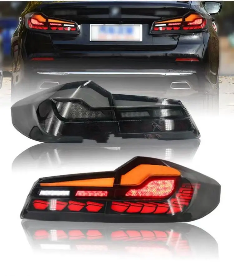 LED Dynamic Dragon Style Tail Light for BMW 5 Series G30 G38 2017-2022 Tail Lamp Tail Light Assembly