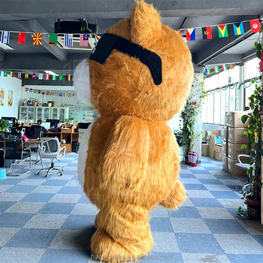 Happy Walk Custom Inflatable Spectacled Bear Mascot Adult Inflatable Costume