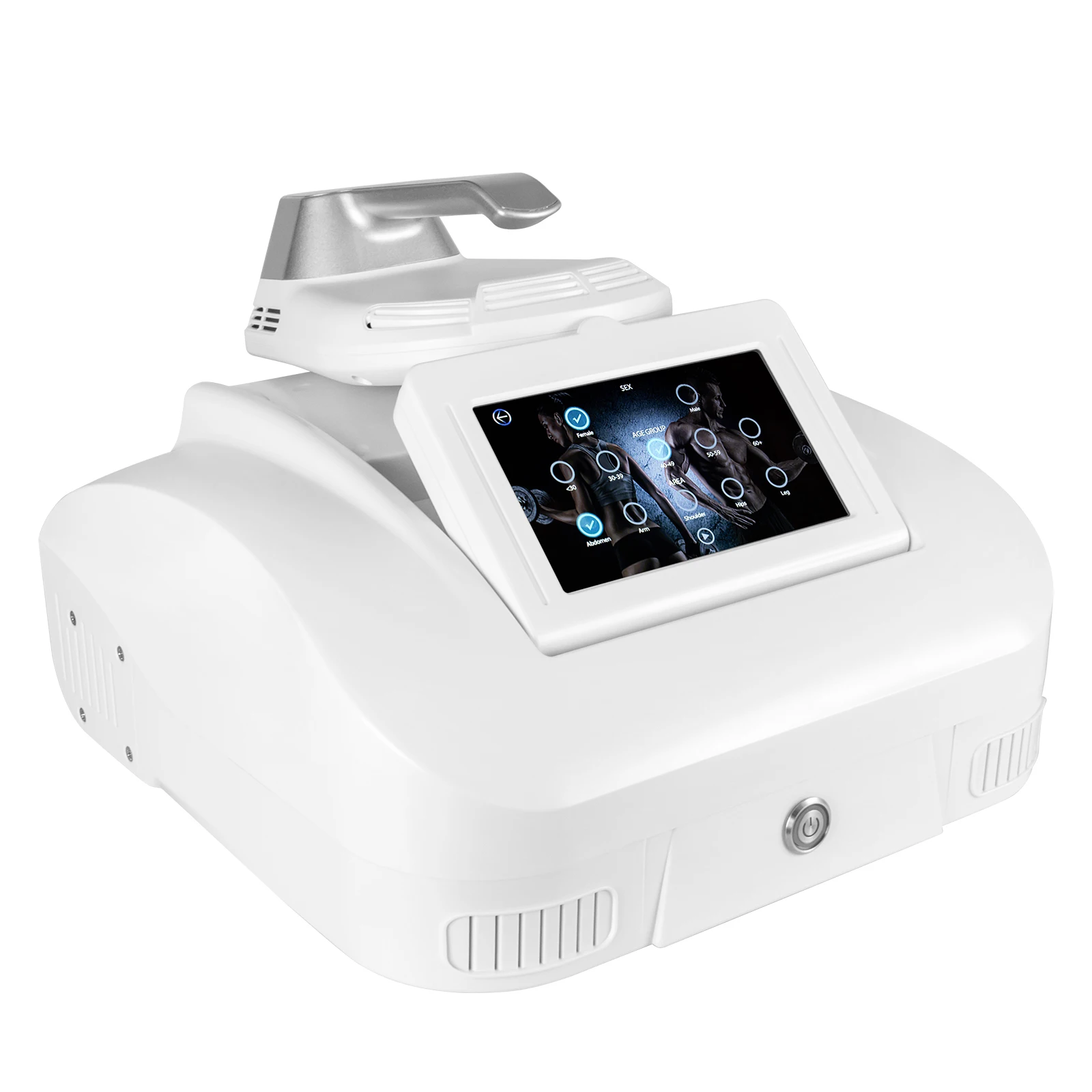 Huanshi One Handle EMS Muscle Stimulation Fat Burning Ems Slimming Body Sculpting Machine For Home Use