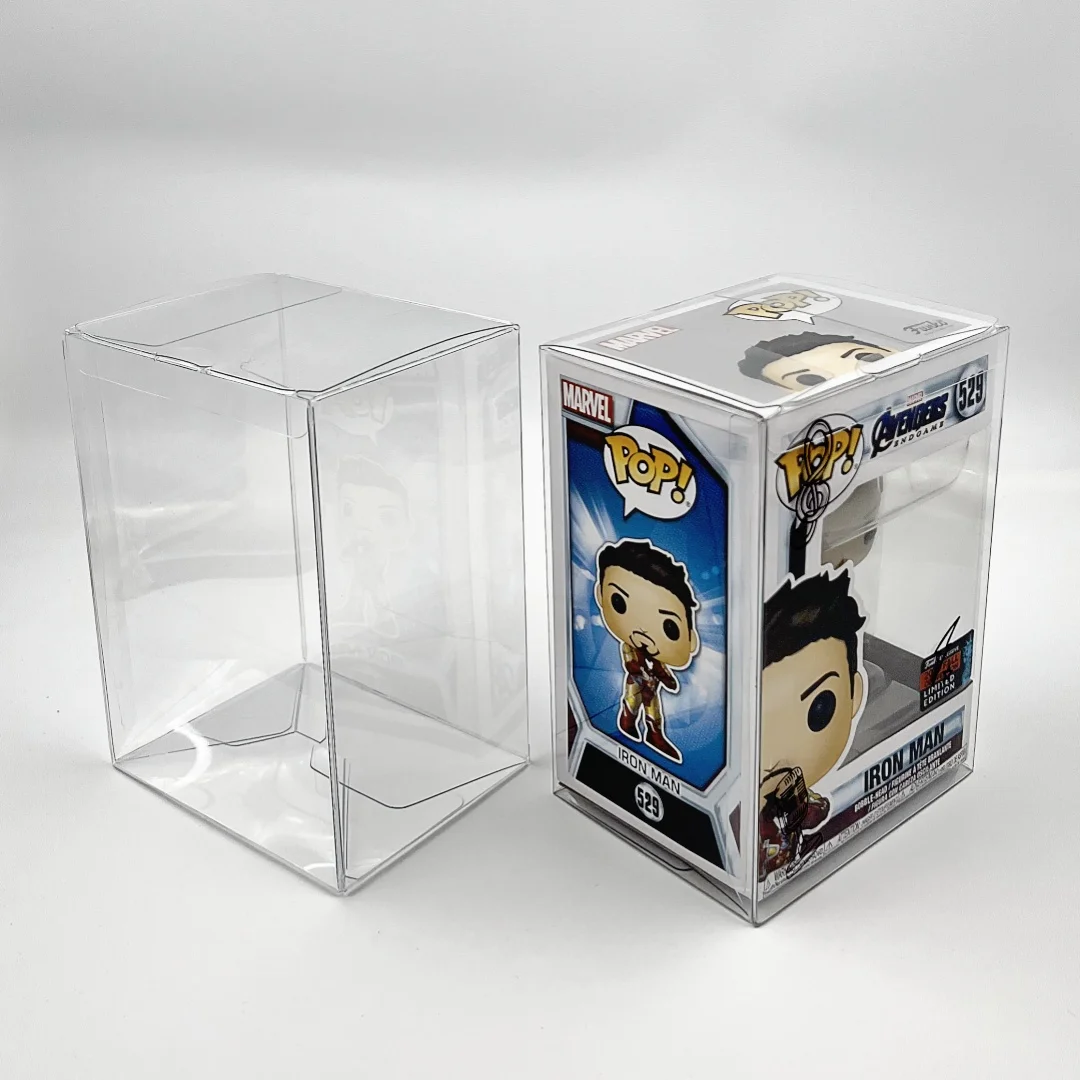 Plastic Protective Boxes Clear 0.5MM Acid-Free Collapsible Case for Toys and Games Collapsible Plastic Toy Box