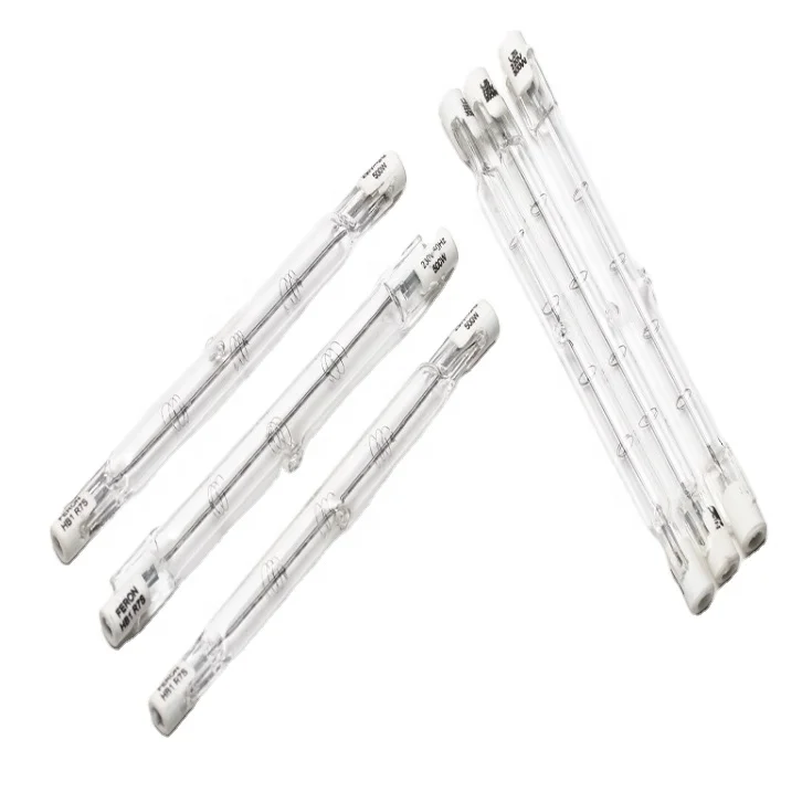 Tungsten Halogen Lamps, IMPA791267, R7S Base, 220v 1000w, 254mm