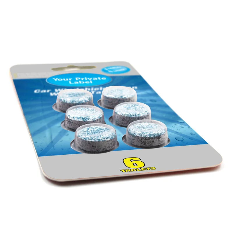 Glass clean tablets Windshield Washer Fluid Concentrate Tablets solid detergent 6 tabs 5L water