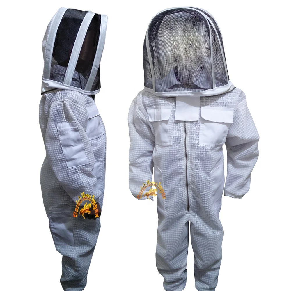 Beekeeping Suit Beekeeper Suit Beekeeping 3 Three layer Mesh Full Ventilated Overall Breathable Ultra Breez Honey Bee Gear