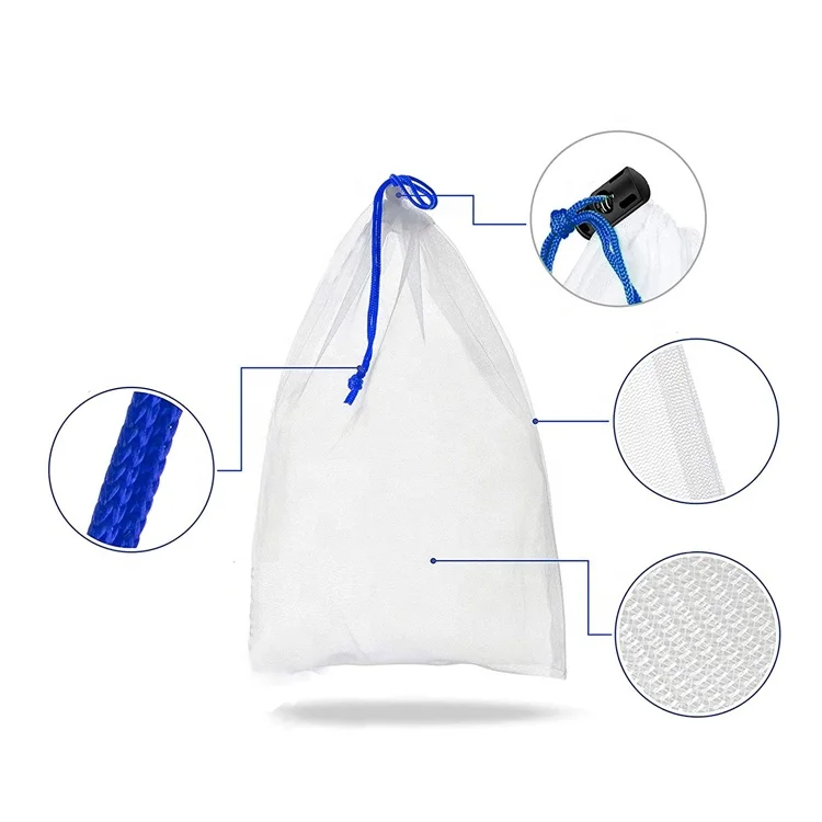 Wholesale Factory Nylon Net Packaging Recycling Set Mesh Bag For Oranges