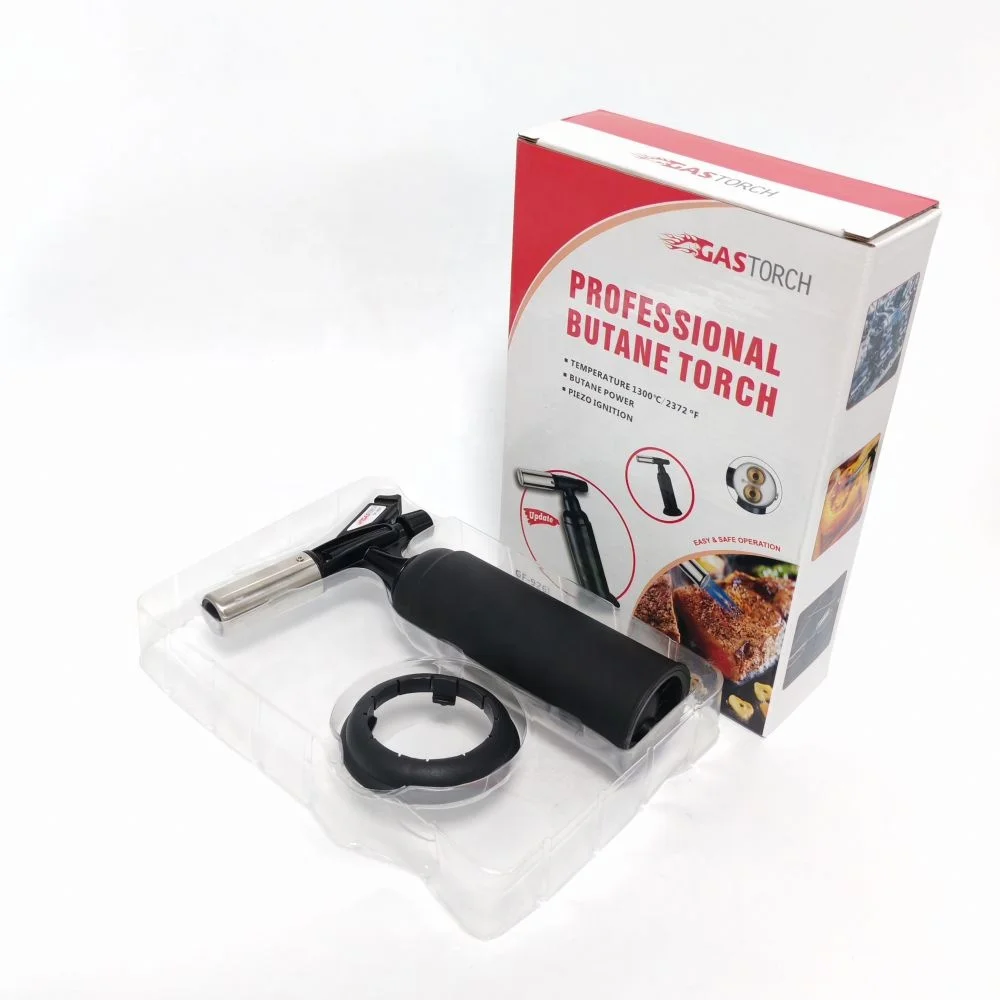 9261 Windproof Blue Flame Outdoor Butane Lighter Gas Blow Torch for BBQ Kitchen