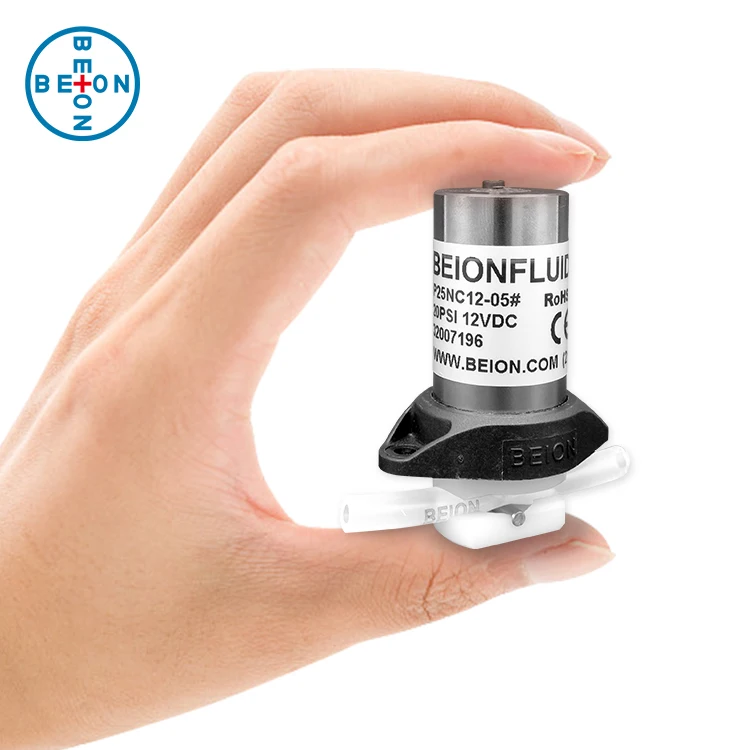 BEION Solenoid Pinch Valvemedical check valve Laboratory Valve Micro Fluid Control Valve Small Size 2-way P25NC 12/24VDC