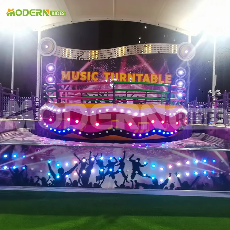 Carnival funfair rides manege thrill rides turntable crazy disco tagada rides for sale