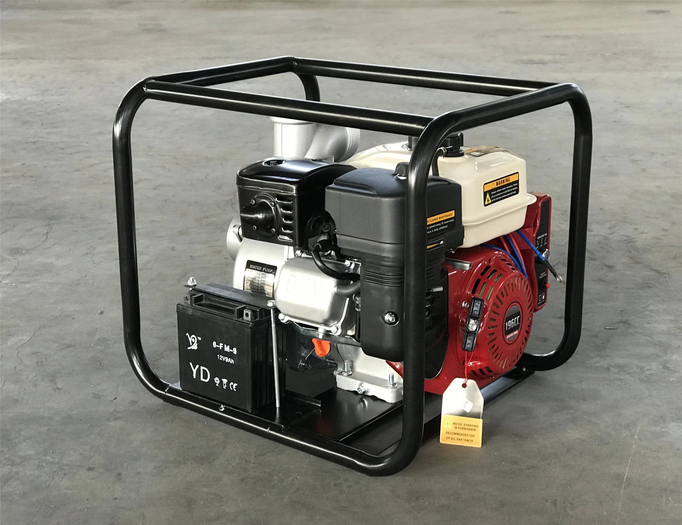 168F 6.5HP 2 дюймов SNB50 WP20 50 мм Выпускной промышленный бензиновый двигатель насос для чистой воды строительства