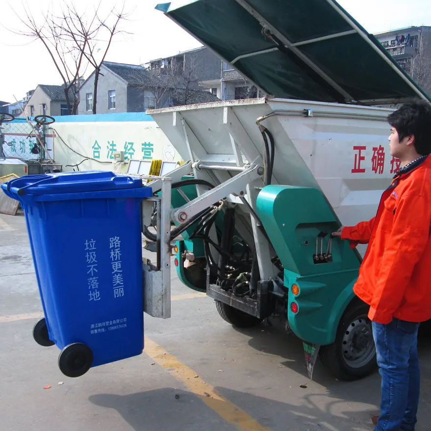 High Quality 2021New design rubbish collection can kitchen electric garbage transport truck hot sale