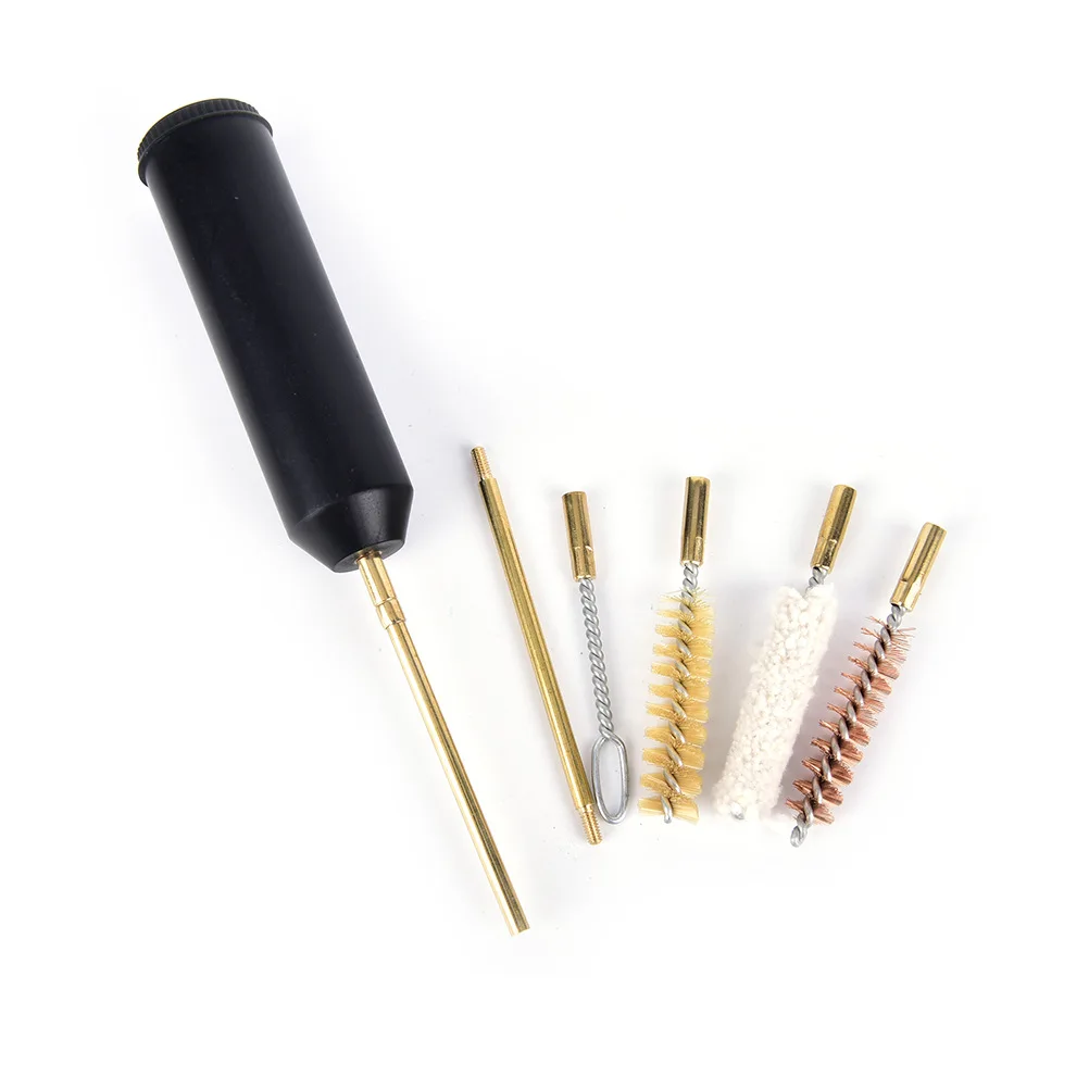 7pc set  Mini Pocket Tube Brush set hand tools 9mm brass copper wire rust removal brush set