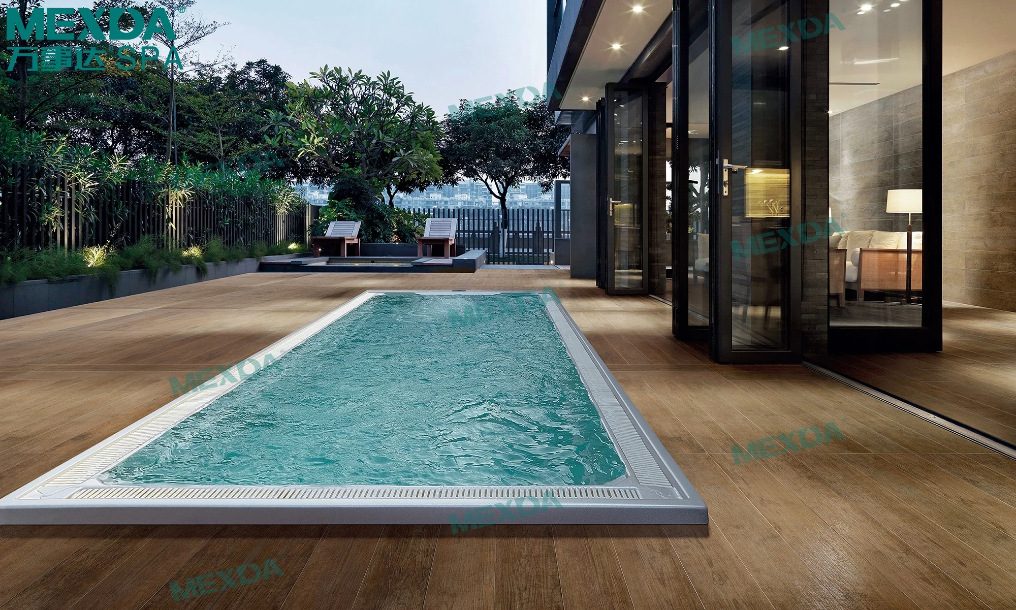 MEXDA 7 meters container shipping intex pool spa WS-PC07S