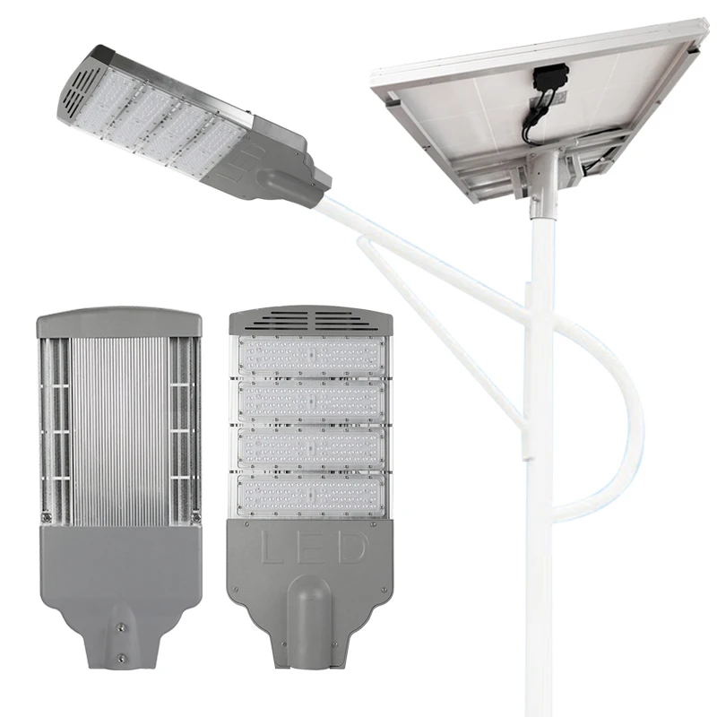 Outdoor IP65 Waterproof 150W Solar Led Street Lamp with Lithium Battery Built-In