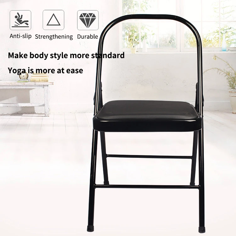 
accessory equipment floor headstand chair multi function yoga folding steel inversion yoga chair 