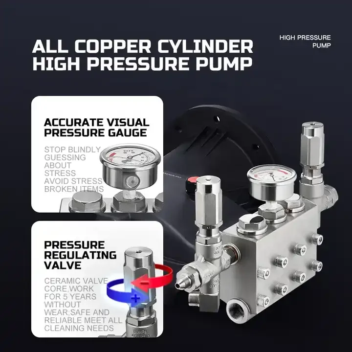 2500W 70Mpa Factory Price Industrial High Pressure Portable Washer Machine Car Wash System Car Washer Automatic Wash Machine