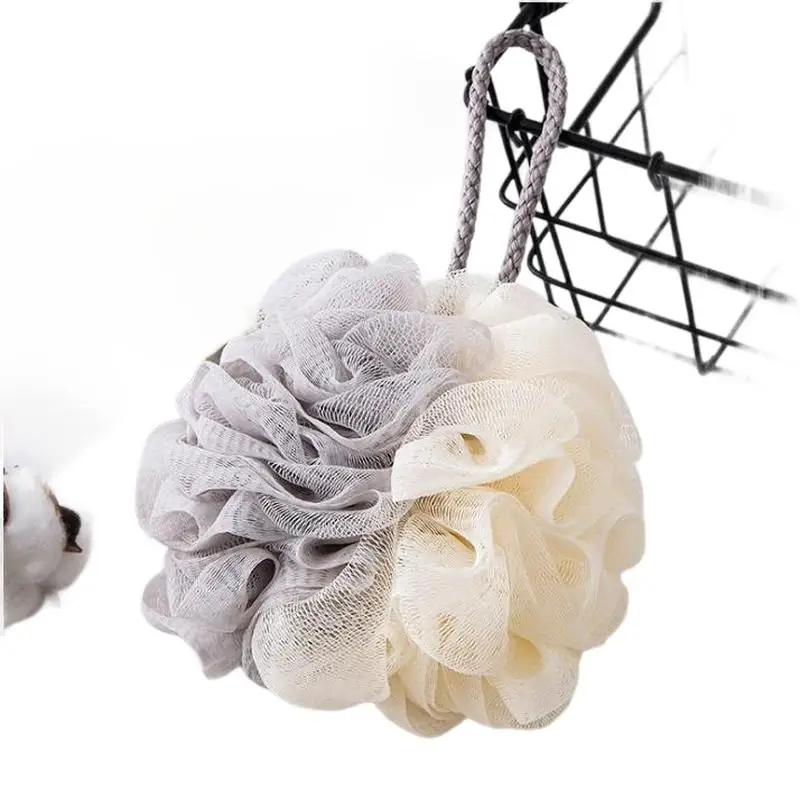 Shower Sponge Brush Good Quality Hight Quality Popular Mesh Shower Natural 1/2Pcs 2-In-1 Bath Loofah Sponge Silk Melon Bath Bal