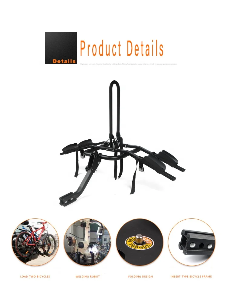 REALMAXS Carrying 2-3 Factory Price bike rack car tow ballbicycle racks Hitch Bike Mount Rack
