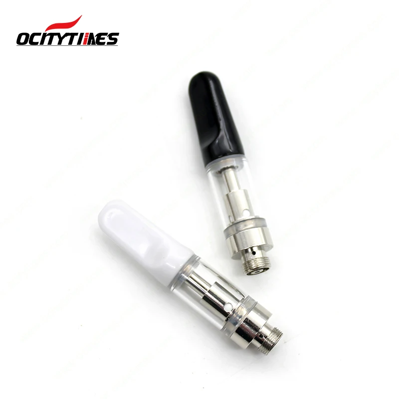 2021 No Leaking .5ml 1.0ml Vaporizer Ceramic Coil 510 Glass CBD Cartridge for Thick