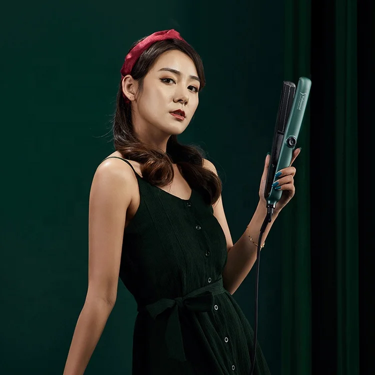 Auto Steam &Infrared Hair Straightener Hair Curler Steam Private Label Flat Iron