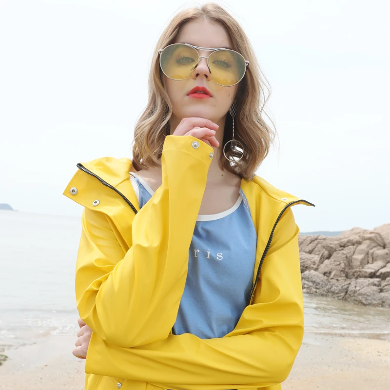 Rainfreem плащ куртка водонепроницаемые и ветрозащитные модели которые отлично сохраняют тепло 100% из полиэстера полиуретана способный преодолевать Броды для взрослых молодых пеший