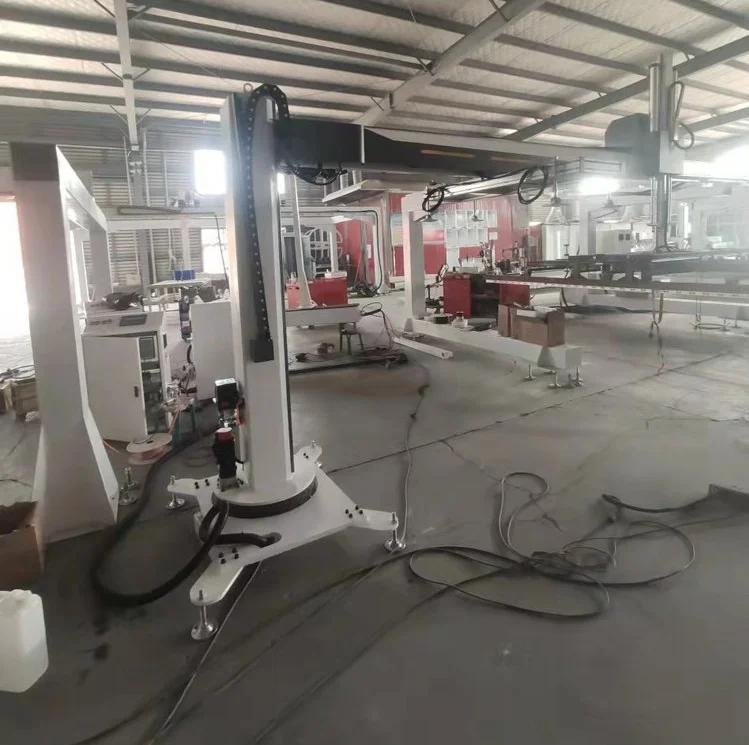 Automatic Pallet Stacking Machine PLC Control Robot Palletizing Packaging Palletizer Machine for Carton Case