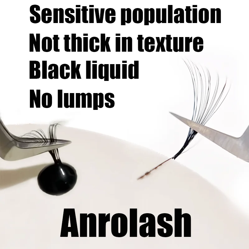 Natural Makeup Latex Free Hypoallergenic Waterproof Black Eyelashes Glue Supplier Eye Lash Glue