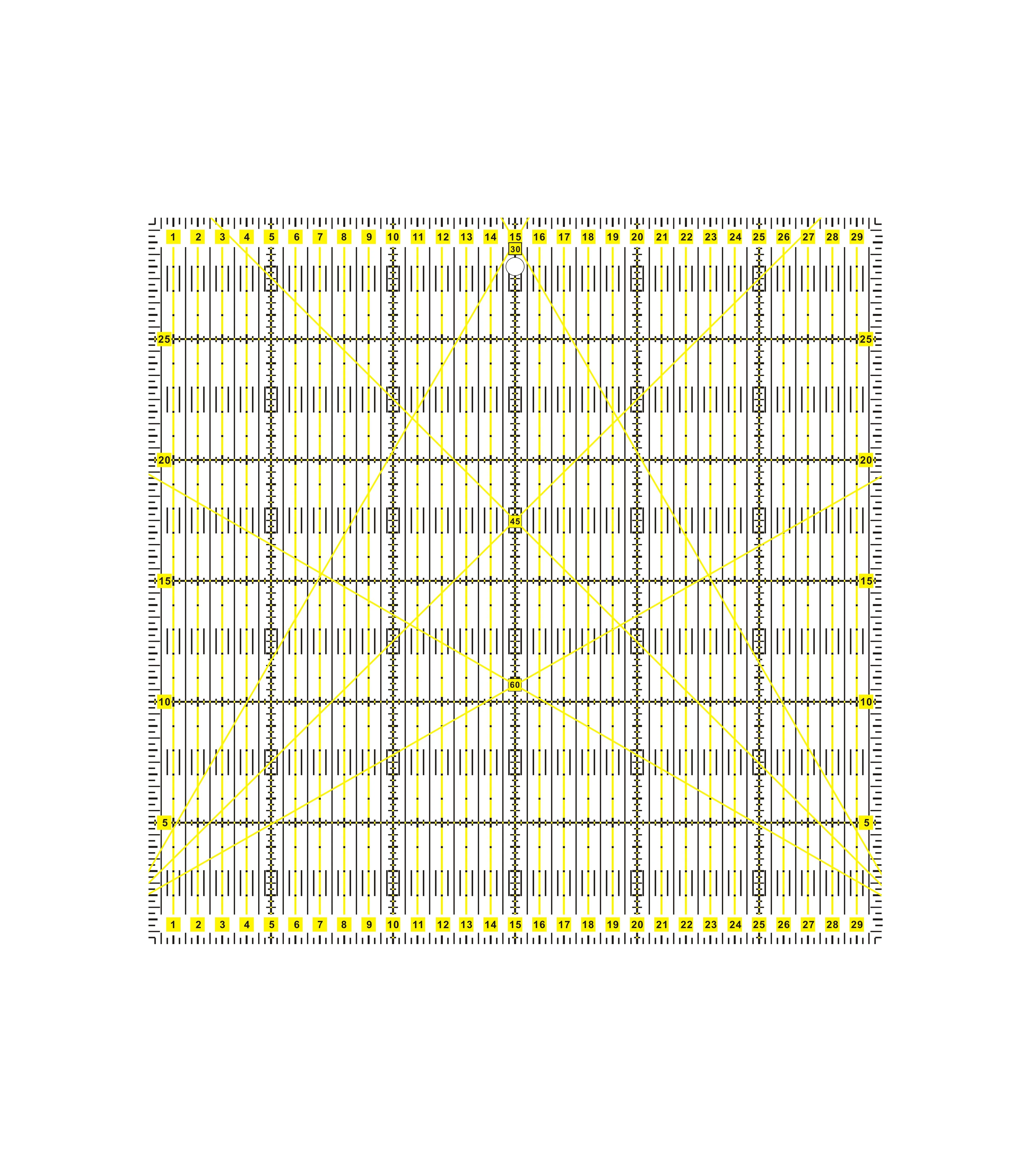 stable supply scale sewing rectangular 30x30cm quilting ruler