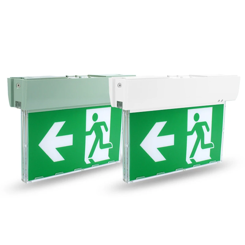 
Dubai Civil Deference Approved China Supplier Certificate CE CB COC ENEC Lithium LFP Safe Safety Emergency Led Escape Exit Sign 