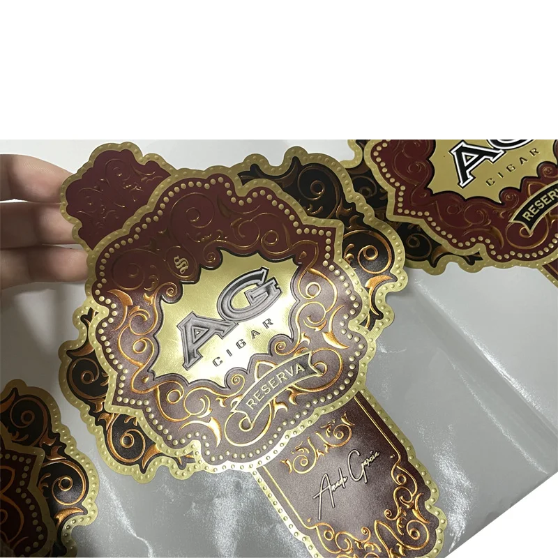 Customized Holographic PVC UVproof Adhesive Sticker Private Anti-Fake Label for Cosmetics Digital Printing Packaging