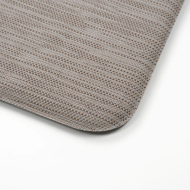 high density soft pvc waterproof comfortable floor custom logo printed anti-fatigue kitchen mats