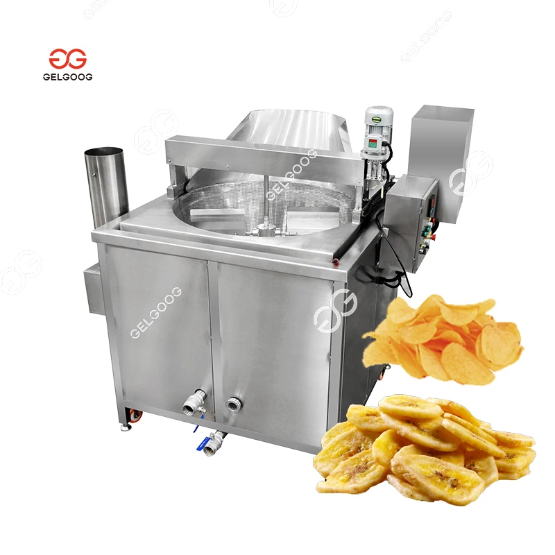Gelgoog Fried Potatoes Making Machine Ball Tostones Plantain Chips Frying Machine For Sale