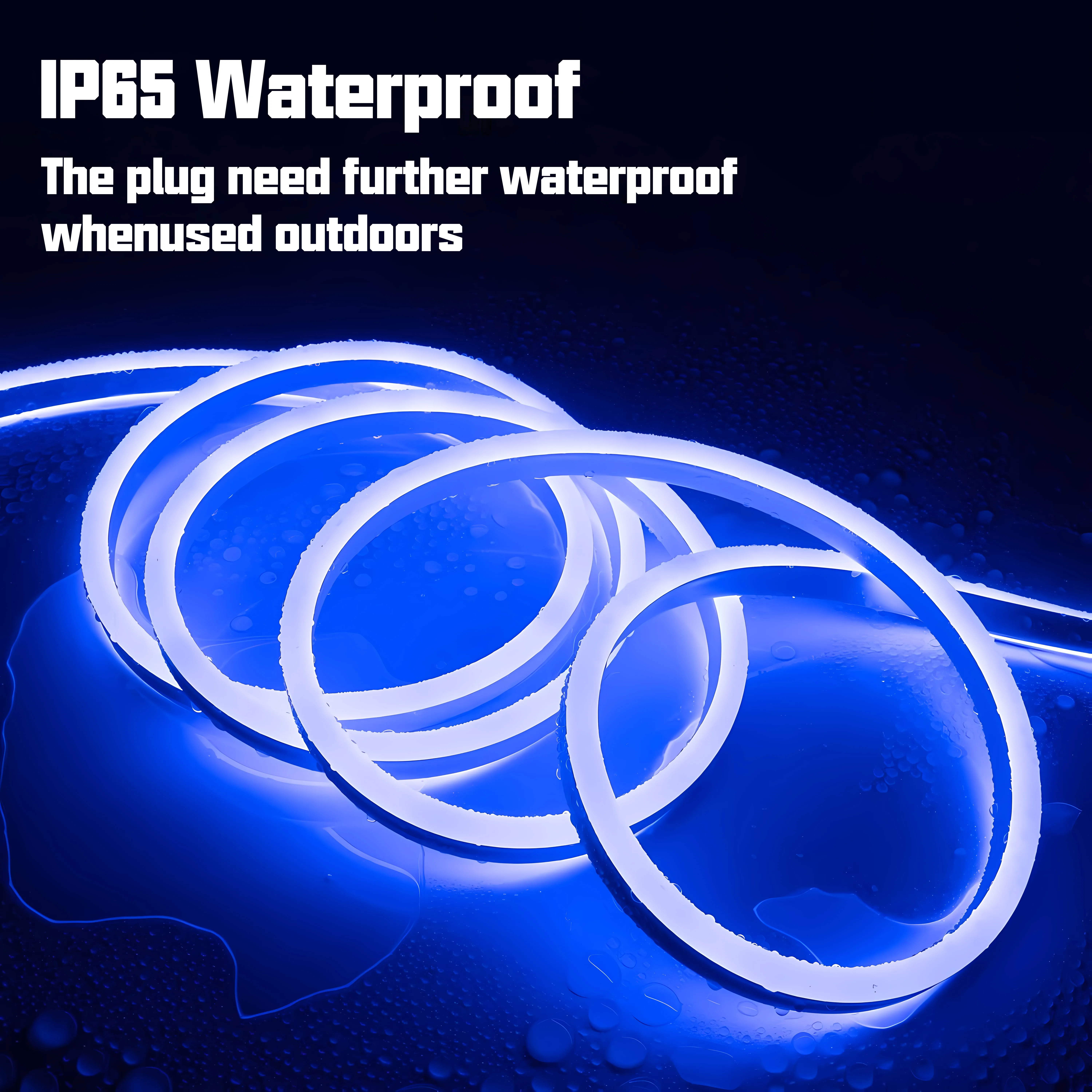 High Voltage Led Neon Strip Light 110V 220V Power Ra90 60Leds/M High Lumen Waterproof 50M/Roll Luces Neon Rgb