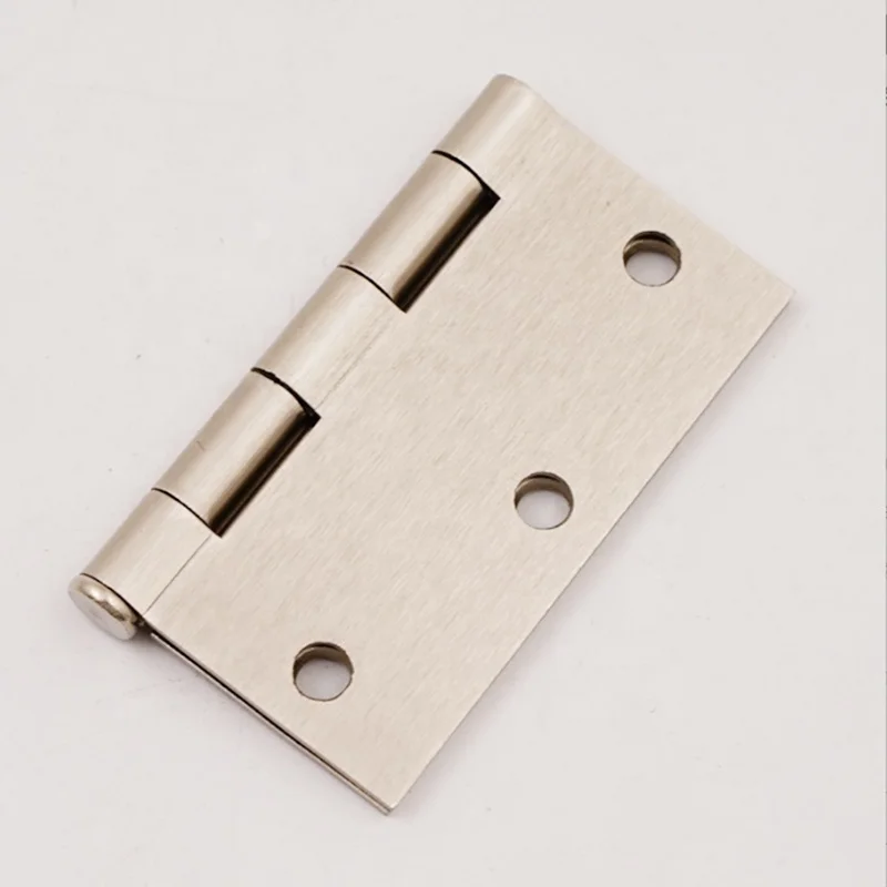 3.5X3.5 inch black round corner ball bearing door hinge from china