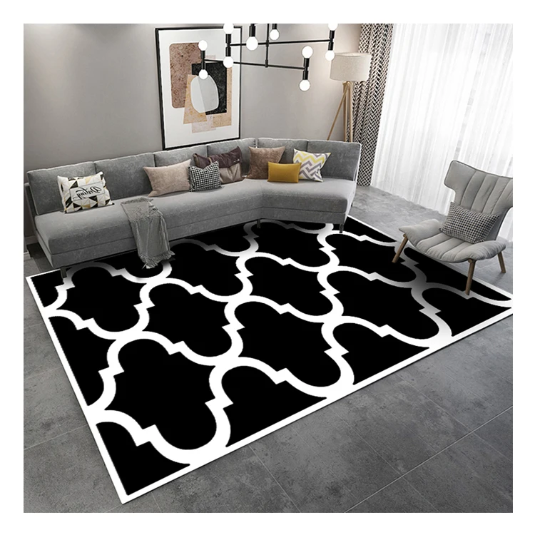 factory price Modern rugs custom  3D designs polyester shaggy carpets for living room