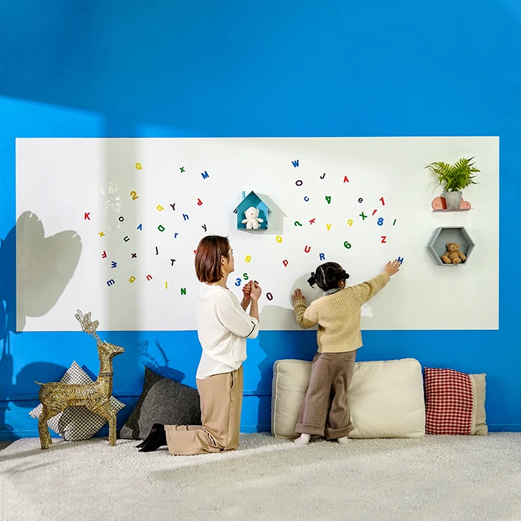 roll up white board pliable  whiteboard formica reel for wall sticker