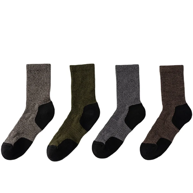 Factory Price Boot Crew Socks Cushioned Crew Socks Thick Cotton Socks Mens