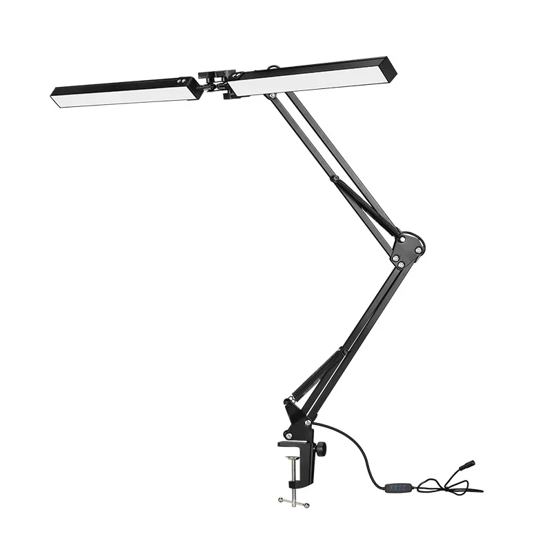 LED desk lamp eye protection USB rechargeable dormitory book desktop bedside reading long cantilever folding clip light